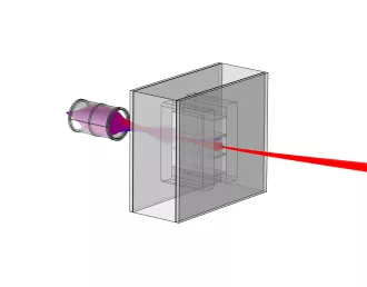 Filtering the beam from an ionic liquid ion source